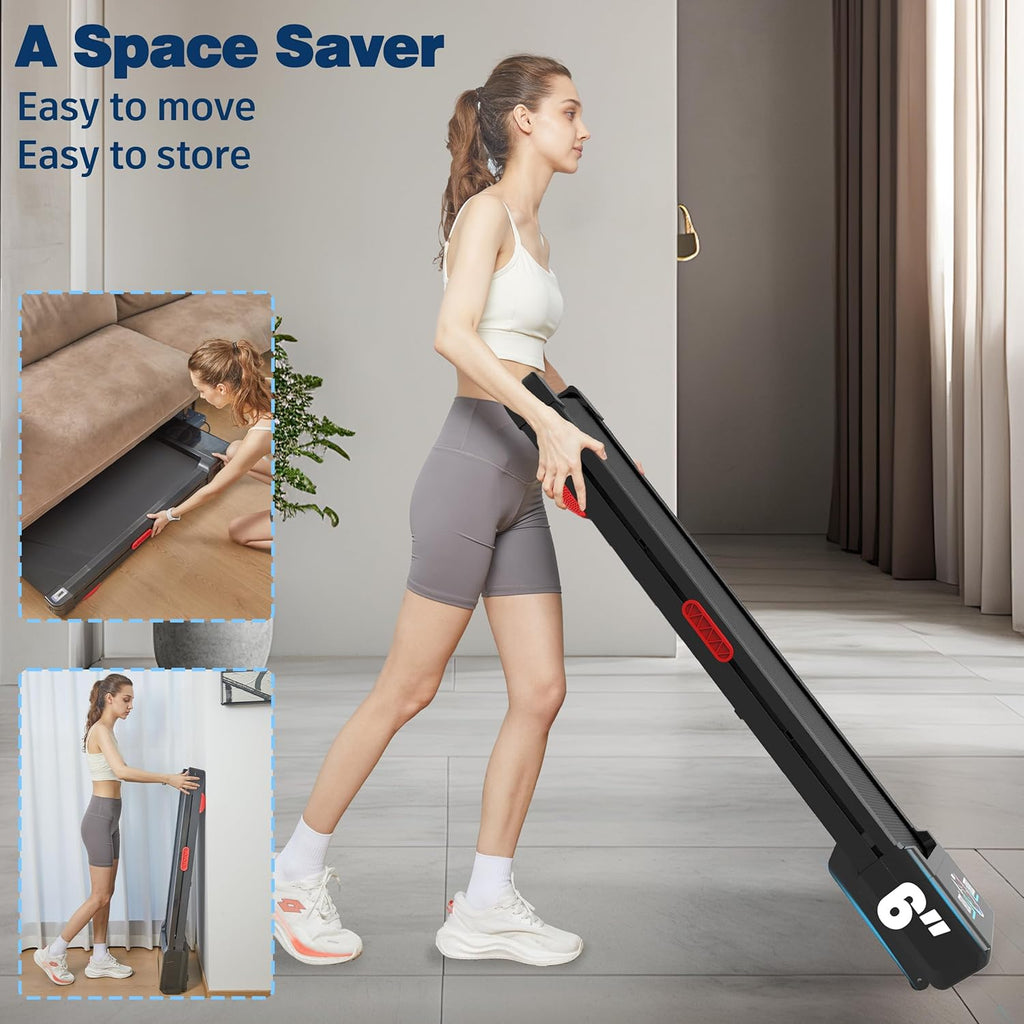 TRAILVIBER X01 Under-Desk Walking Treadmill – Black – product detail