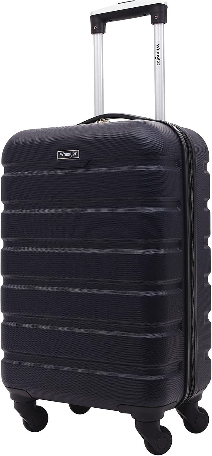 Wrangler Hardside Spinner Carry-On Suitcase – Dark Navy – product detail