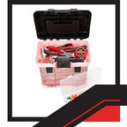 Stalwart 75-STO3183 Portable Parts Organizer with Four Removable Boxes – Pink – product detail
