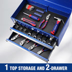 WORKPRO RM 18-Inch 2-Drawer Metal Tool Box – 18 Inch, Blue – Blue / 18 Inch – product detail