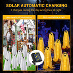 Betrihyes 6-Pack Solar Halloween Ghost Path Lights