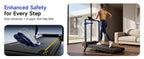 YPOO M4138L Walking Treadmill – Dark Black – product detail