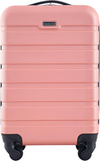 Travelers Club Carry-On Suitcase – 22-Inch, Rose Gold