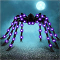 Cherislpy 78-Inch Lighted Halloween Spider Decoration – Multicolor