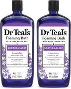 Dr Teal's Lavender Foaming Bath, 34 fl oz, 2-Pack