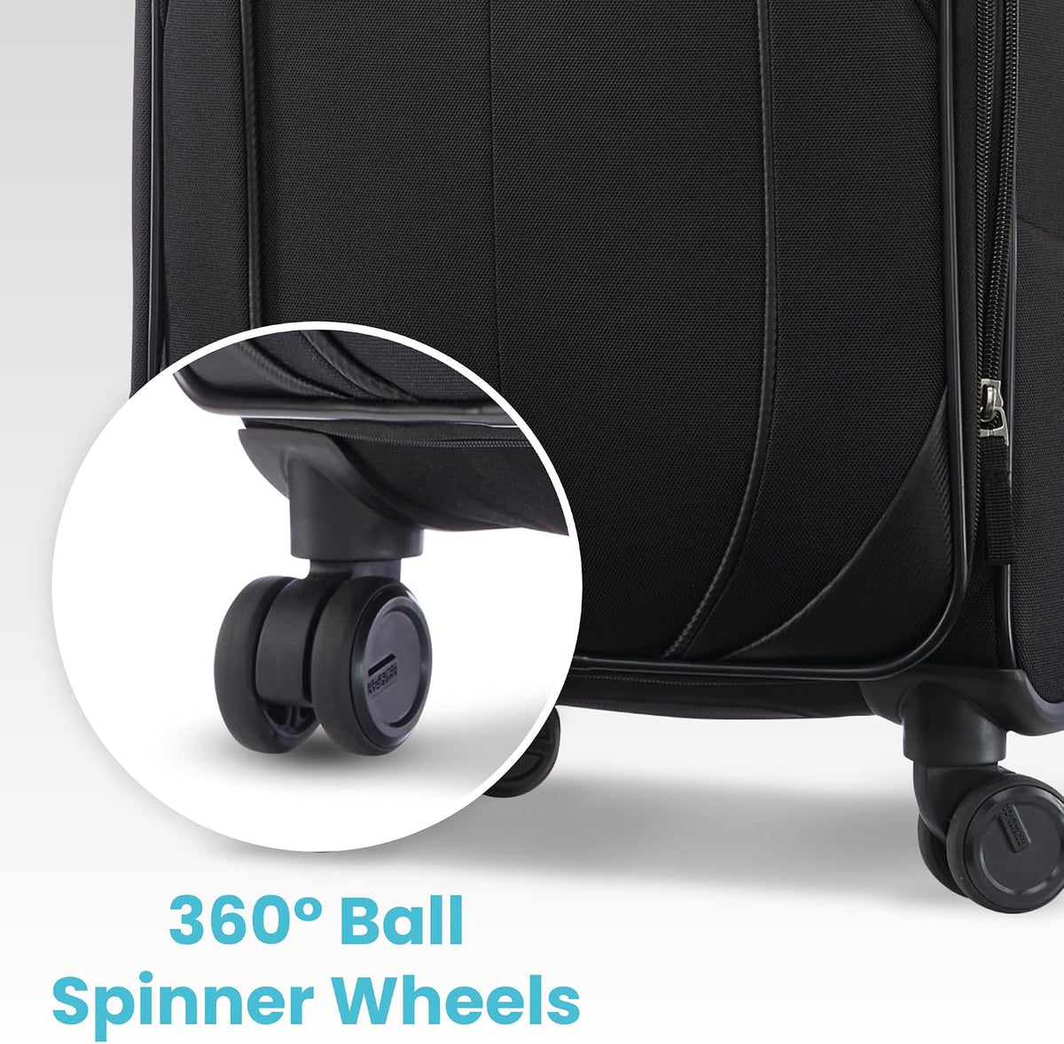 American Tourister 142353-2011 Softside Suitcase – 24 SPINNER, Purple Orchid – Purple Orchid / 24 SPINNER – product detail