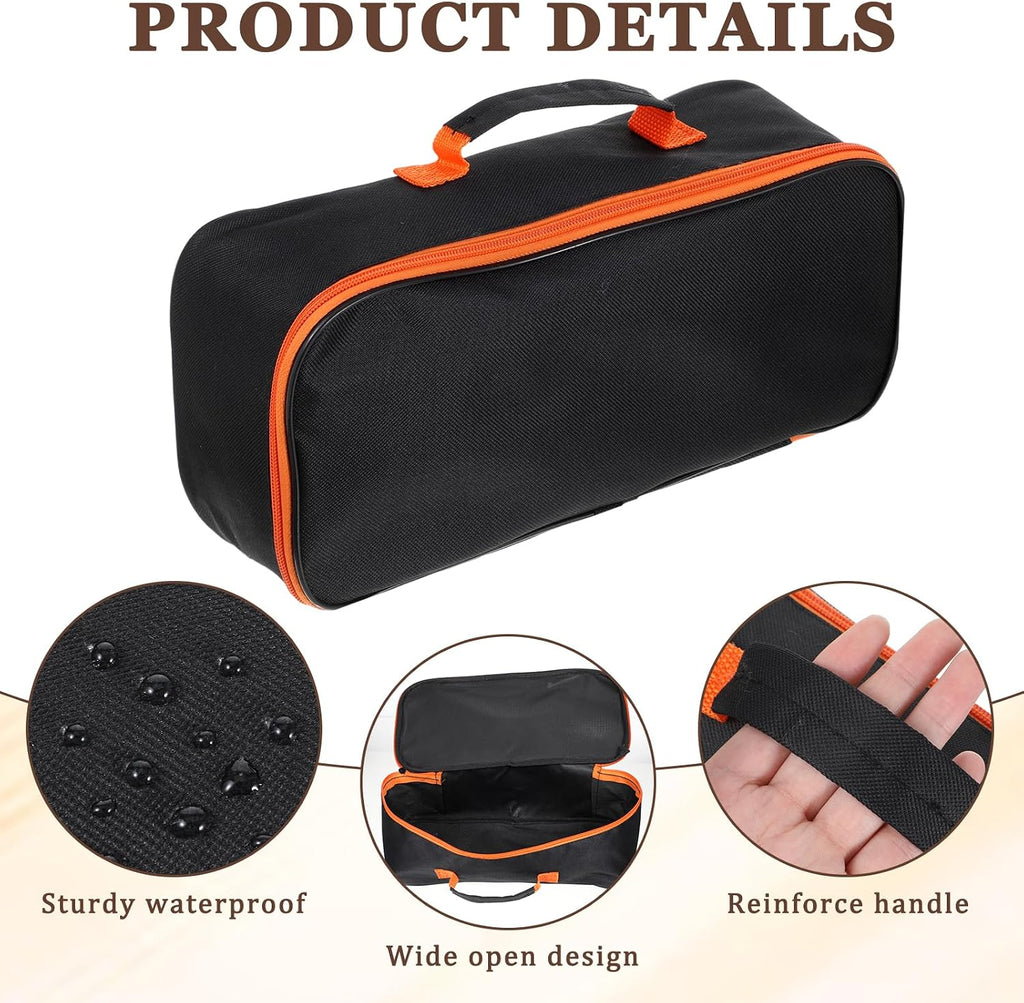 Zelphvt 5507DATD4778 Oxford Fabric Zippered Tool Bag – Black – product detail