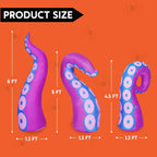 Joiedomi 30554 3-Piece Halloween Octopus Tentacle Inflatable Set – Purple – product detail