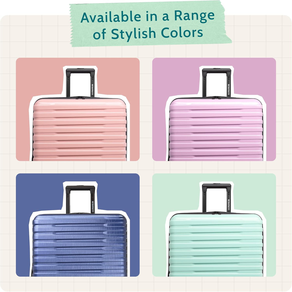 U.S. Traveler US09181L30 Hardside Suitcase – Checked-Large 30-Inch, No USB Port, Lavender – Lavender / Checked-Large 30-Inch, No USB Port – product detail