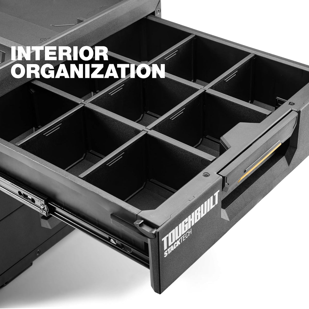 ToughBuilt TB-B1-D-70-3 StackTech XL 3-Drawer Tool Box – 3 Drawer, Black – 3 Drawer / Black – product detail