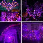 Joomer 2-Pack 240-LED Halloween Solar String Lights – 2*120LED, Orange+Purple – Orange+Purple / 2*120LED – product detail