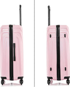 InUSA IUVAS00M-PNK Hardside Suitcase – 24 Inch, Pink – Pink / 24 Inch – product detail