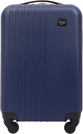 Travelers Club TBF-A1620-410 Suitcase – 1-Piece (20-Inch), Navy Blue