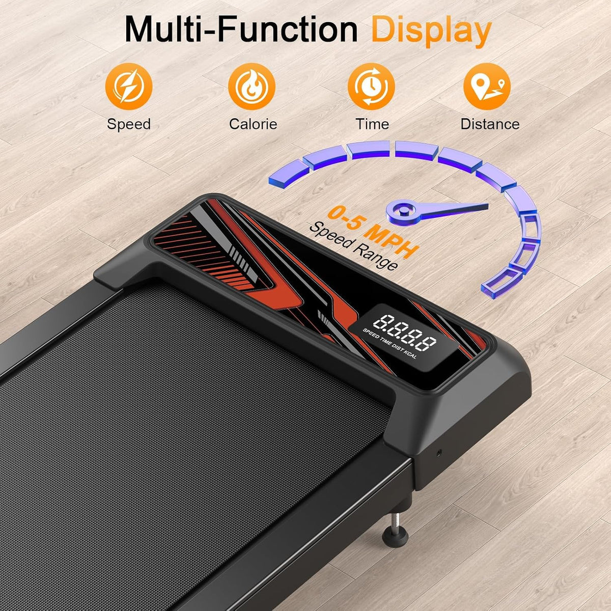 Gkyet T6.5s Walking Treadmill – Black – product detail