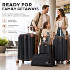 CONCEPTEN C5 Hardside Luggage Set – Black – product detail