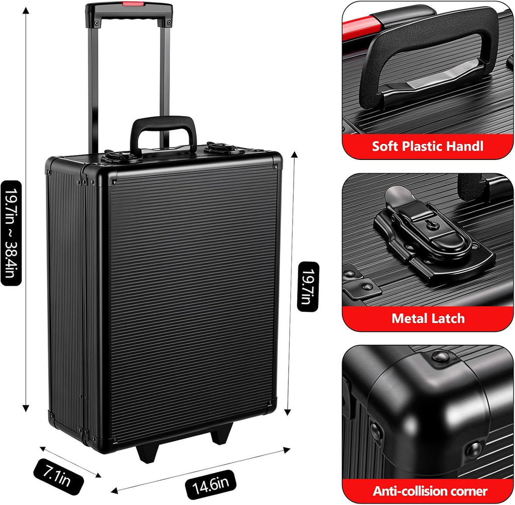 TLGREEN 799-Piece Mechanic Tool Set with Rolling Tool Box, Black · 6