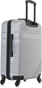 InUSA IURES00M-SIL Hardside Suitcase – 24 Inch, Silver – Silver / 24 Inch – product detail