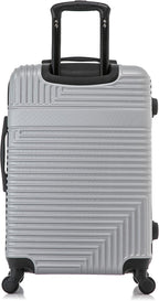 InUSA IURES00M-SIL Hardside Suitcase – 24 Inch, Silver – Silver / 24 Inch – product detail