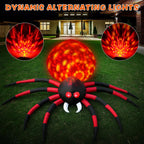 FunFanso CQUS-48 6-Foot Halloween Spider Inflatable – 6FT Spider, Colorful – 6FT Spider / Colorful – product detail