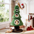 SHA CERLIN 76" Christmas Cat Tree Tower, Multi-Level Condo for Indoor Cats · 1