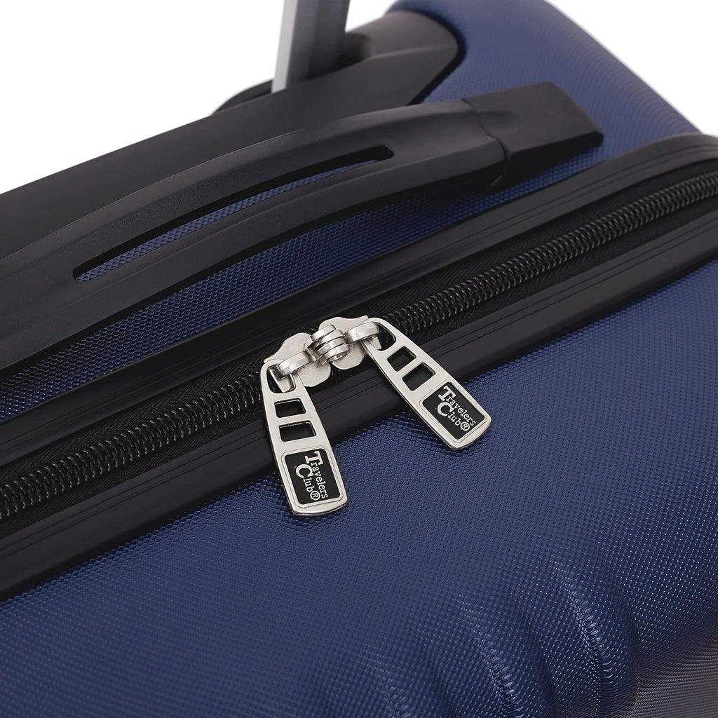Travelers Club TBF-A1620-410 Suitcase – 1-Piece (20-Inch), Navy Blue – Navy Blue / 1-Piece (20-Inch) – product detail