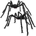 JOYIN 10871 2-Pack Hairy Halloween Spider Decorations – 59inch, Black