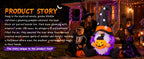 GOOSH 69496 5-Foot Halloween Gnome & Pumpkin Inflatable – purpole – product detail