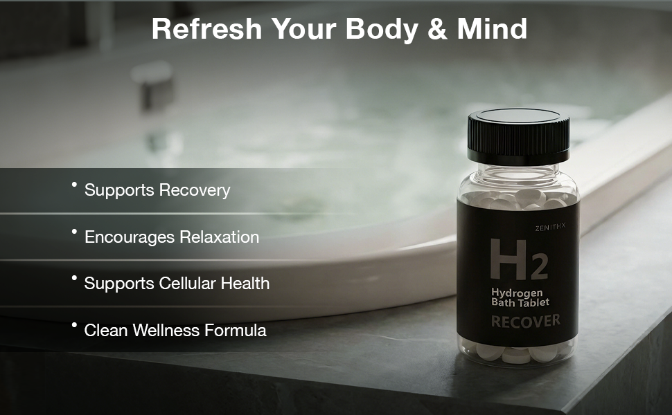 Hydrogen Bath Tablets, 90-Count