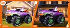 GOOSH 69469 8-Foot Halloween Monster Truck & Ghost & Pumpkin Inflatable – Purple – product detail