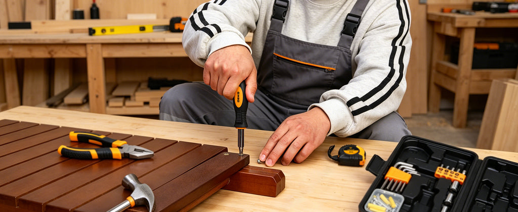 DEKOPRO 94-Piece Household Hand Tool Kit – Orange – product detail