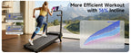 YPOO M4138L Walking Treadmill – Dark Black – product detail
