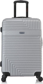 InUSA IURES00M-SIL Hardside Suitcase – 24 Inch, Silver – Silver / 24 Inch – product detail