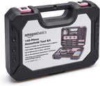 Amazon Basics 142-Piece Household Tool Kit with Storage Case