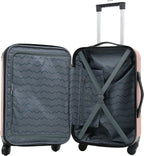 Travelers Club T-55504-670 Hardside Luggage Set – 4-Piece Set, Rose Gold – Rose Gold / 4-Piece Set – product detail