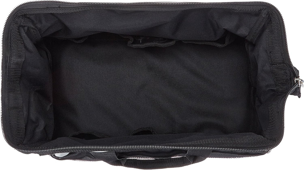Amazon Basics Tool Bag with Shoulder Strap, Small or Large, Black & Gray