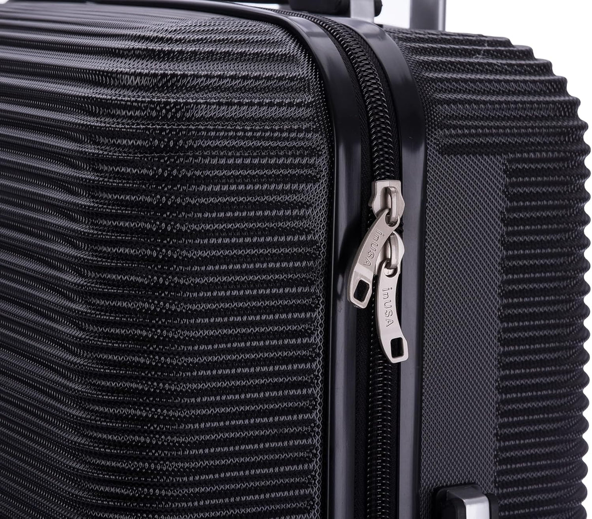InUSA IUROY00L-BLK Hardside Suitcase – 28 Inch (L), Black – Black / 28 Inch (L) – product detail