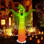 Hourleey 9-Foot Halloween Ghost Inflatable – White – product detail