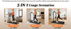 OVER SELF 2-in-1 Foldable Treadmill - 2in1 Walk/Roll, Remote Control, Adjustable Incline, Low Noise, Portable Compact Design, Indoor Exercise Home Gym Cardio Equipment, Caminadora, DealsForYouDays · 12