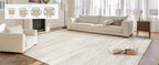 Zomfy Printed Area Rug, Beige, 8 x 10 ft