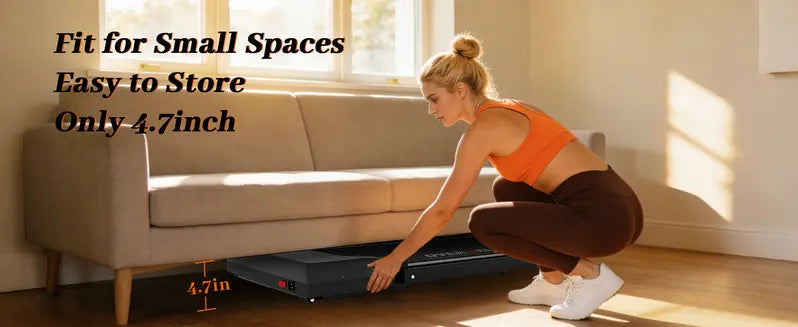 OVER SELF 2-in-1 Foldable Treadmill - 2in1 Walk/Roll, Remote Control, Adjustable Incline, Low Noise, Portable Compact Design, Indoor Exercise Home Gym Cardio Equipment, Caminadora, DealsForYouDays · 15