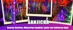 SANJICHA SJC-Pumpkin Solar Halloween Pumpkin Path Lights – 12 Pack, Orange Purple and Green – 12 Pack / Orange Purple and Green – product detail
