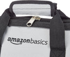 Amazon Basics Tool Bag with Shoulder Strap, Small or Large, Black & Gray