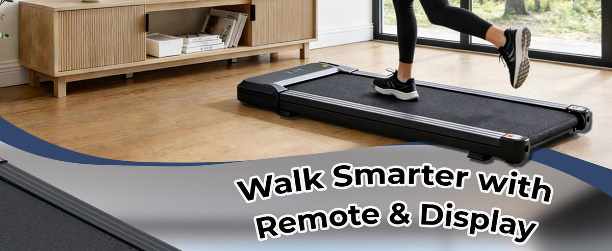 KMFurnila PBJ-P01-V2 Under-Desk Walking Treadmill – Dark Black – product detail