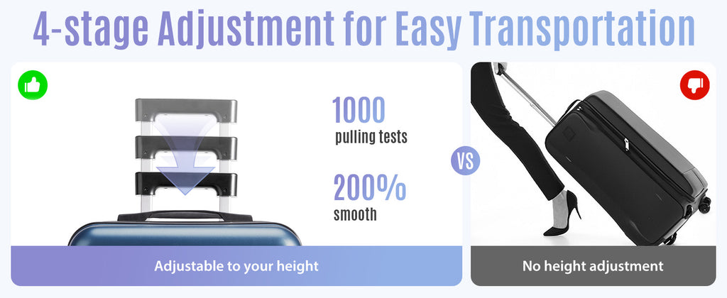 LIGHT FLIGHT LF4105006 Carry-On Suitcase – 20 Inch, Blue – Blue / 20 Inch – product detail