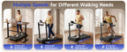 YPOO M4138L Walking Treadmill – Dark Black – product detail