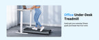THERUN YT05-C-YIN Under-Desk Walking Treadmill – Coal Black – product detail