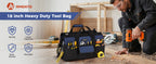 Amento 22-Pocket Oxford Tool Bag, 16 or 18 Inch