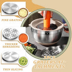 Umite Chef Mixing Bowls and Kitchen Tools, Khaki, 26 Pieces