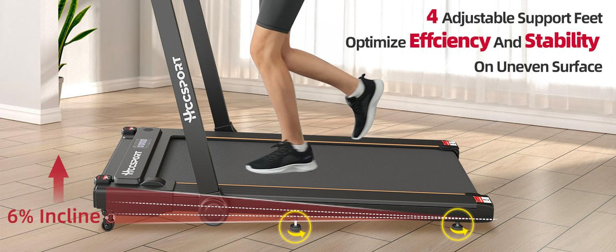 Hccsport SOUTIEN-1 Under-Desk Walking Treadmill – Remote Control&Removable Tray – product detail