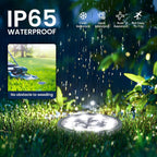 SOLPEX Solar Ground Lights, Cool White, 10-Pack